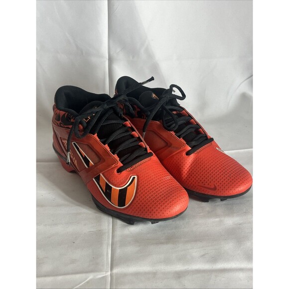 Nike Alpha Menace 4 Pro Picante Red Black Football Cleats | FQ3984-600 Mens Sz 8 - Picture 11 of 14